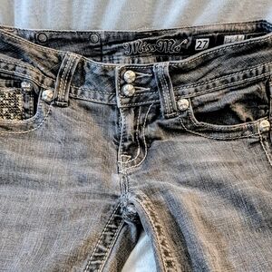 Miss Me Gray Denim Jeans